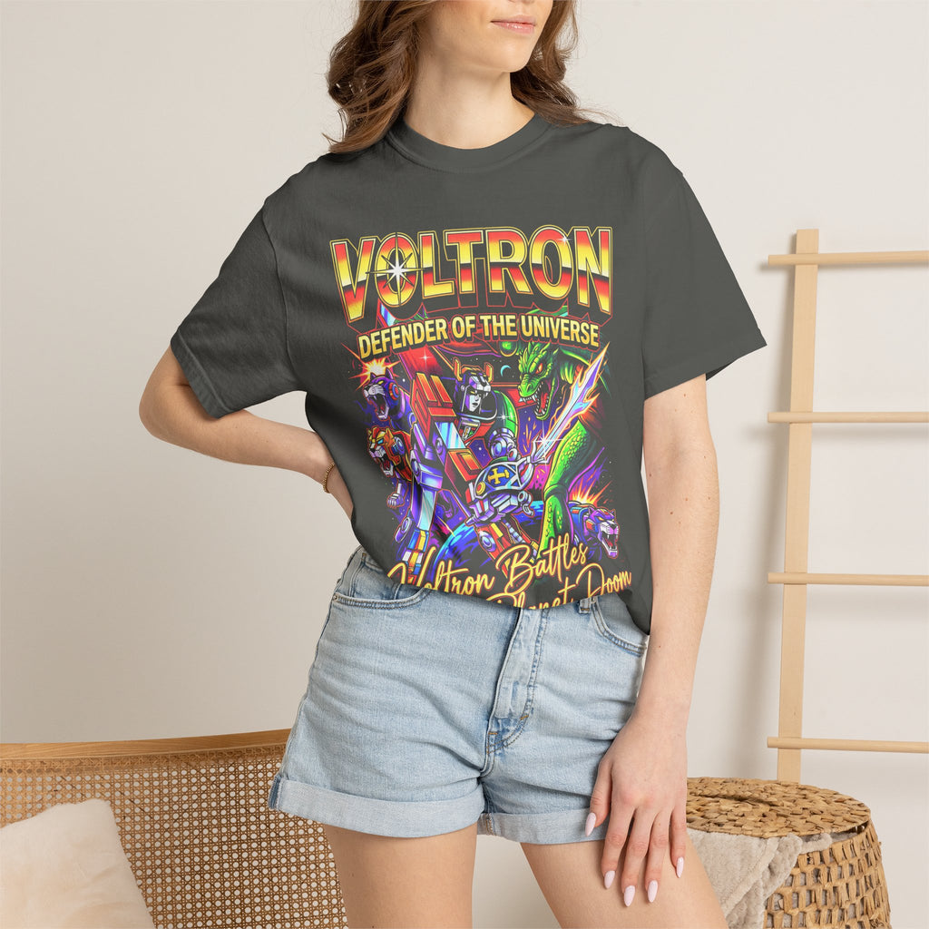 Defender Of Universe Classic Tee | Retro Anime | Planet Doom