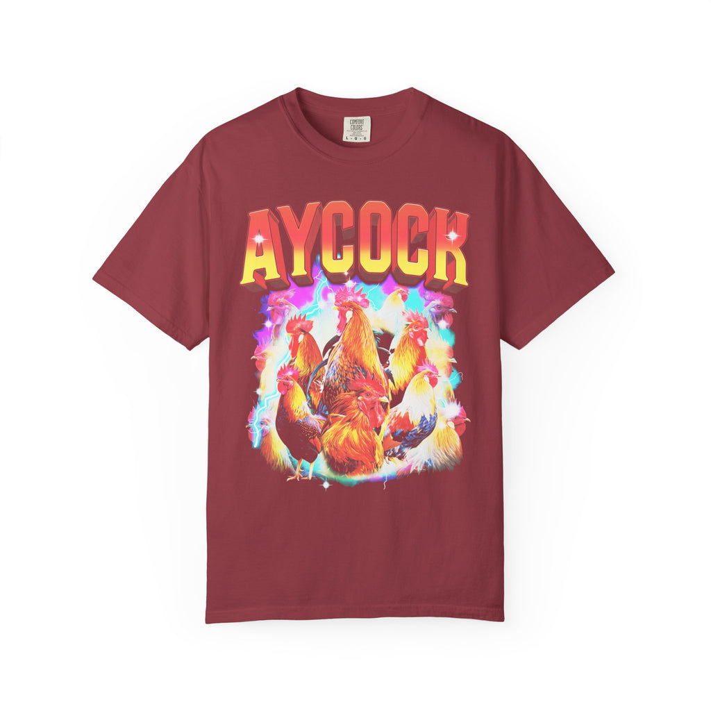Aycock Vintage Rooster Classic Tee | 90s Chicken | Meme Gift
