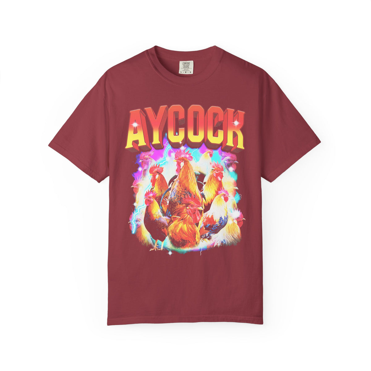 Aycock Vintage Rooster Classic Tee | 90s Chicken | Meme Gift