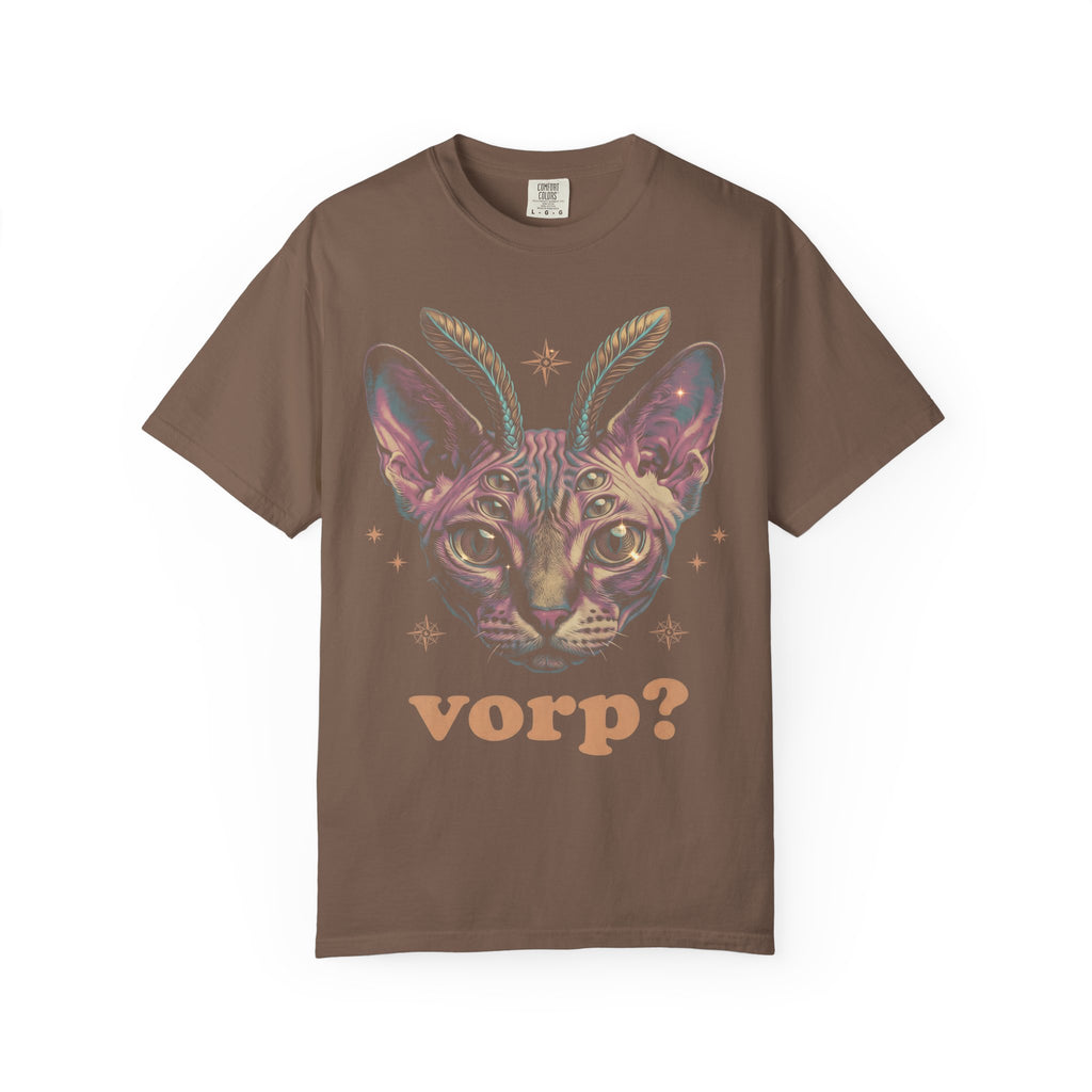 Vorp Alien Cat Classic Tee | Retro Sci-Fi | Sphynx Feline