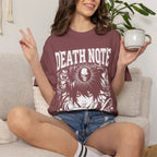 Gothic Skull Manga Detective Classic Tee | Dark Anime Gift