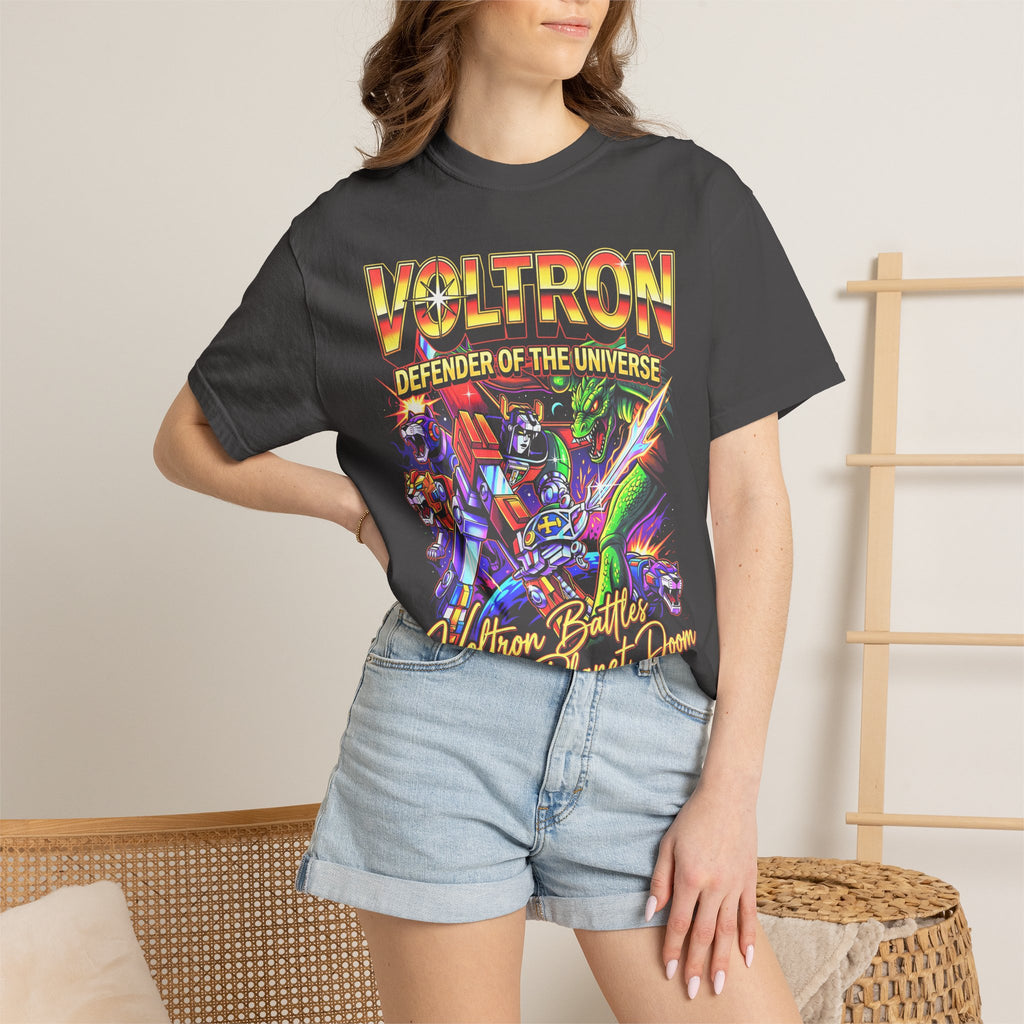 Defender Of Universe Classic Tee | Retro Anime | Planet Doom