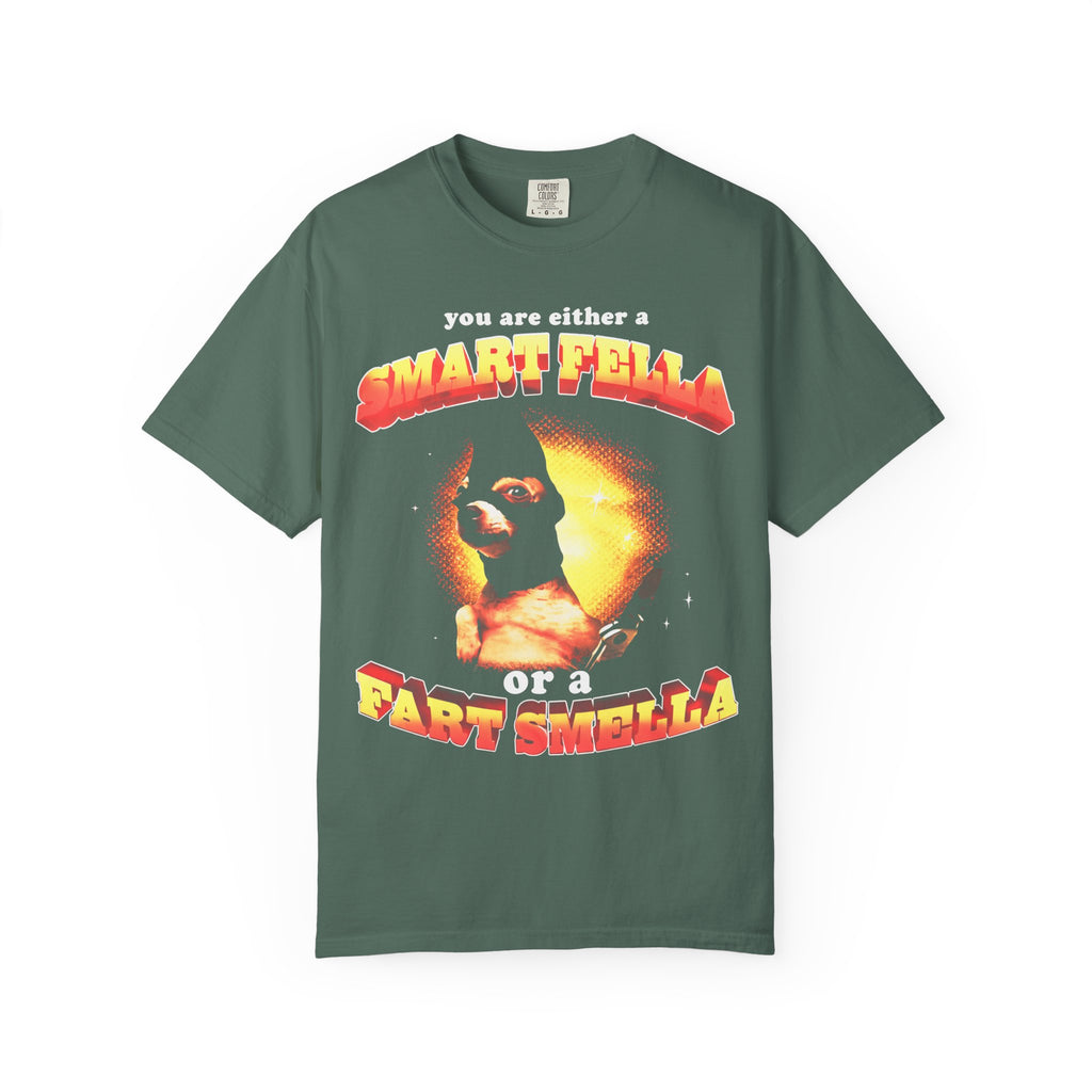 Smart Fella Or Fart Smella Classic Tee | Funny Meme Gift