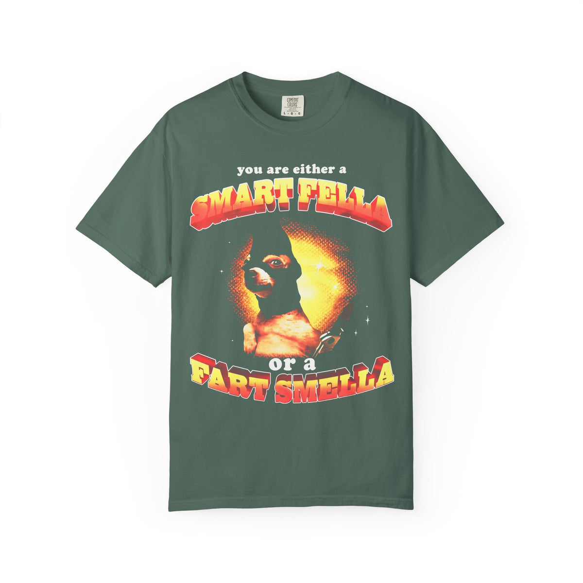 Smart Fella Or Fart Smella Classic Tee | Funny Meme Gift