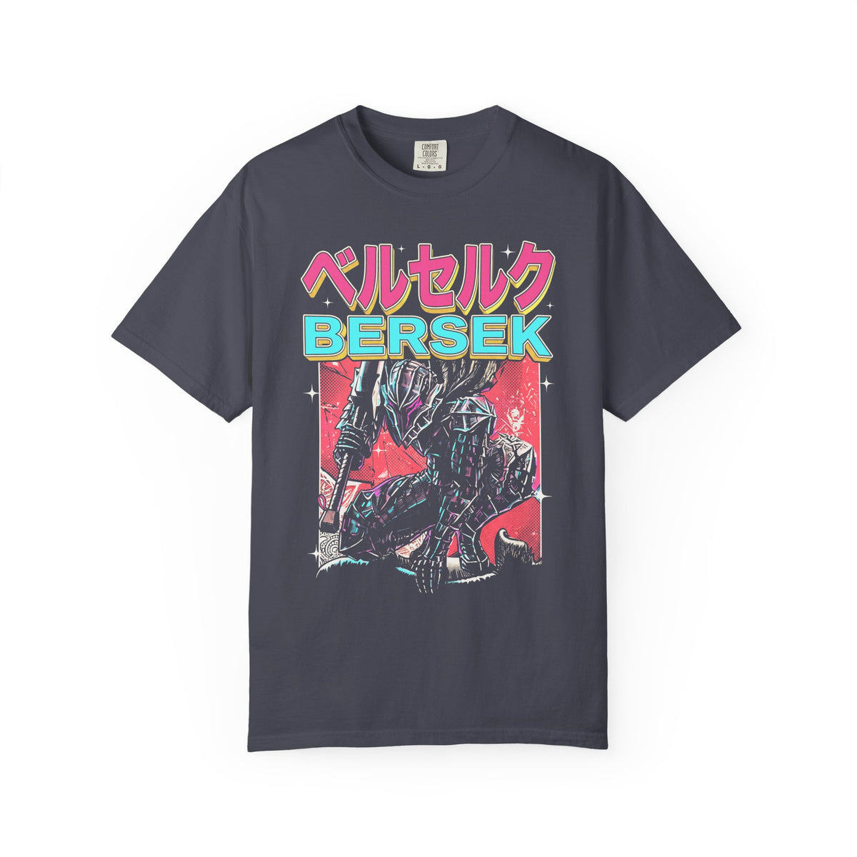 Dark Fantasy Swordsman Classic Tee | Vintage Manga | Warrior Gift