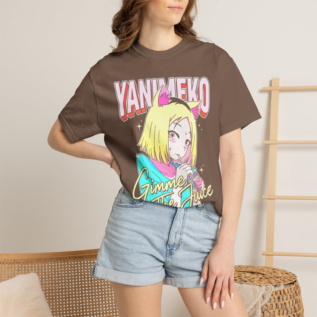 Gimme The Juice Classic Tee | Retro 90s | Anime Cat Girl