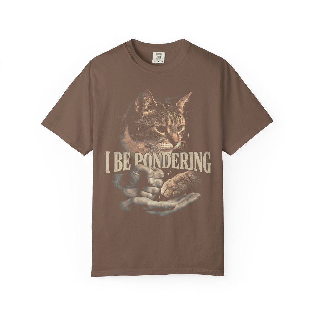 I Be Pondering Cat Classic Tee | Vintage Meme | Paw Shake