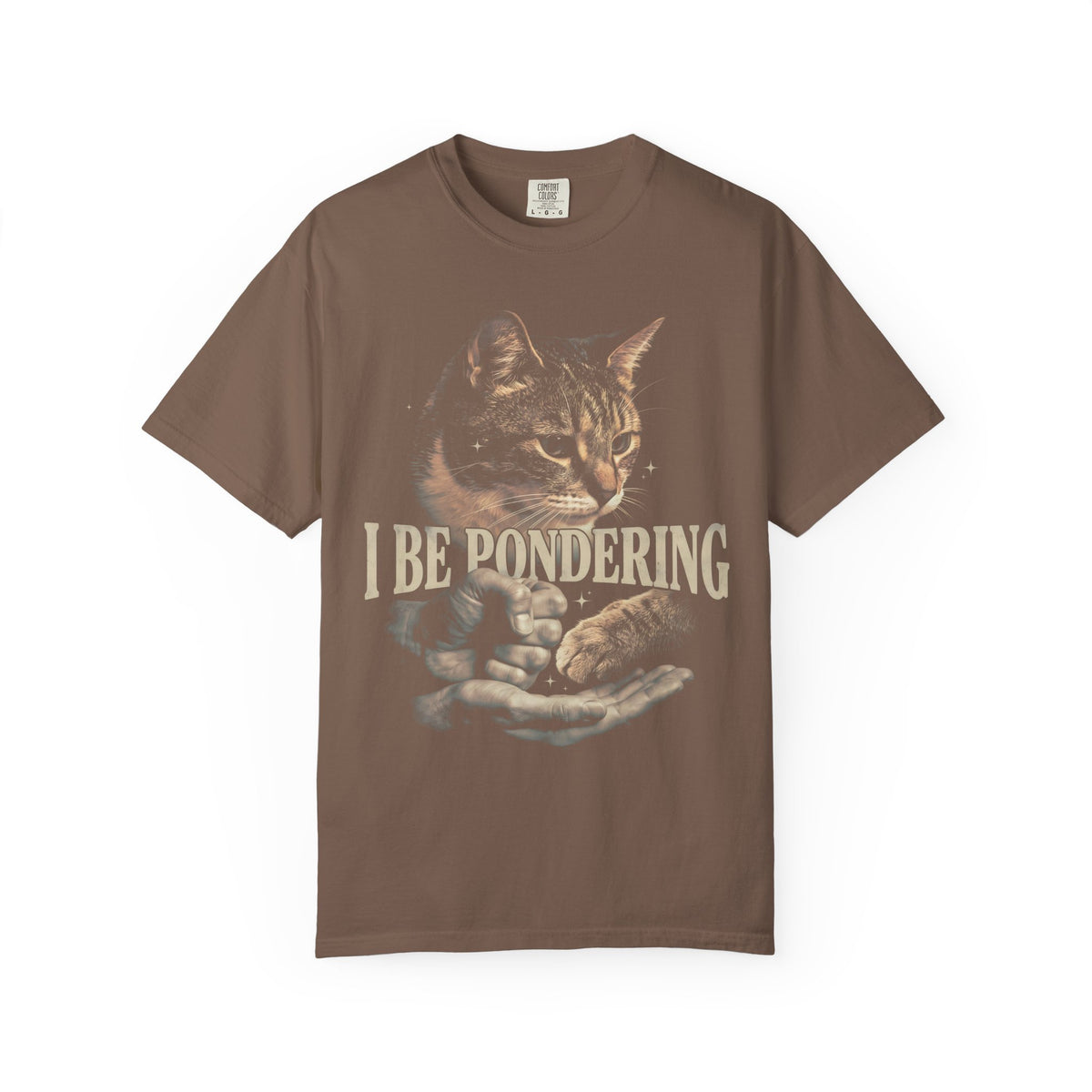 I Be Pondering Cat Classic Tee | Vintage Meme | Paw Shake