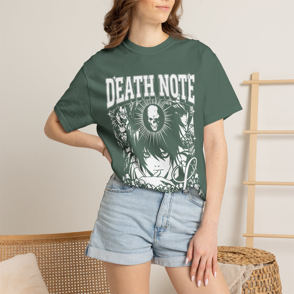 Gothic Skull Manga Detective Classic Tee | Dark Anime Gift