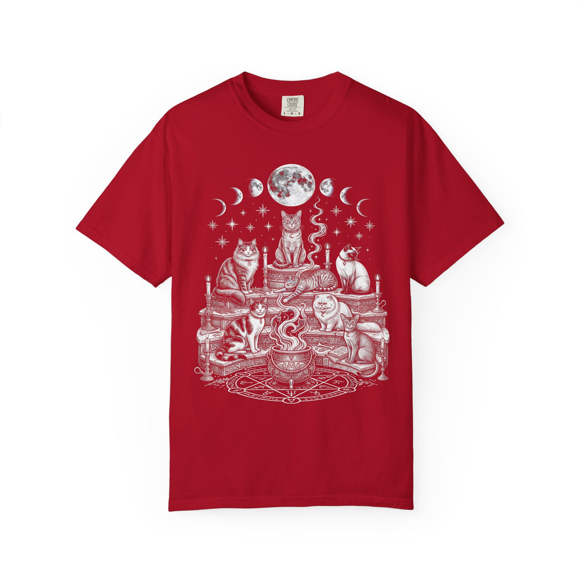 Cats Coven Magic Classic Tee | Gothic Spooky | Moon Cauldron