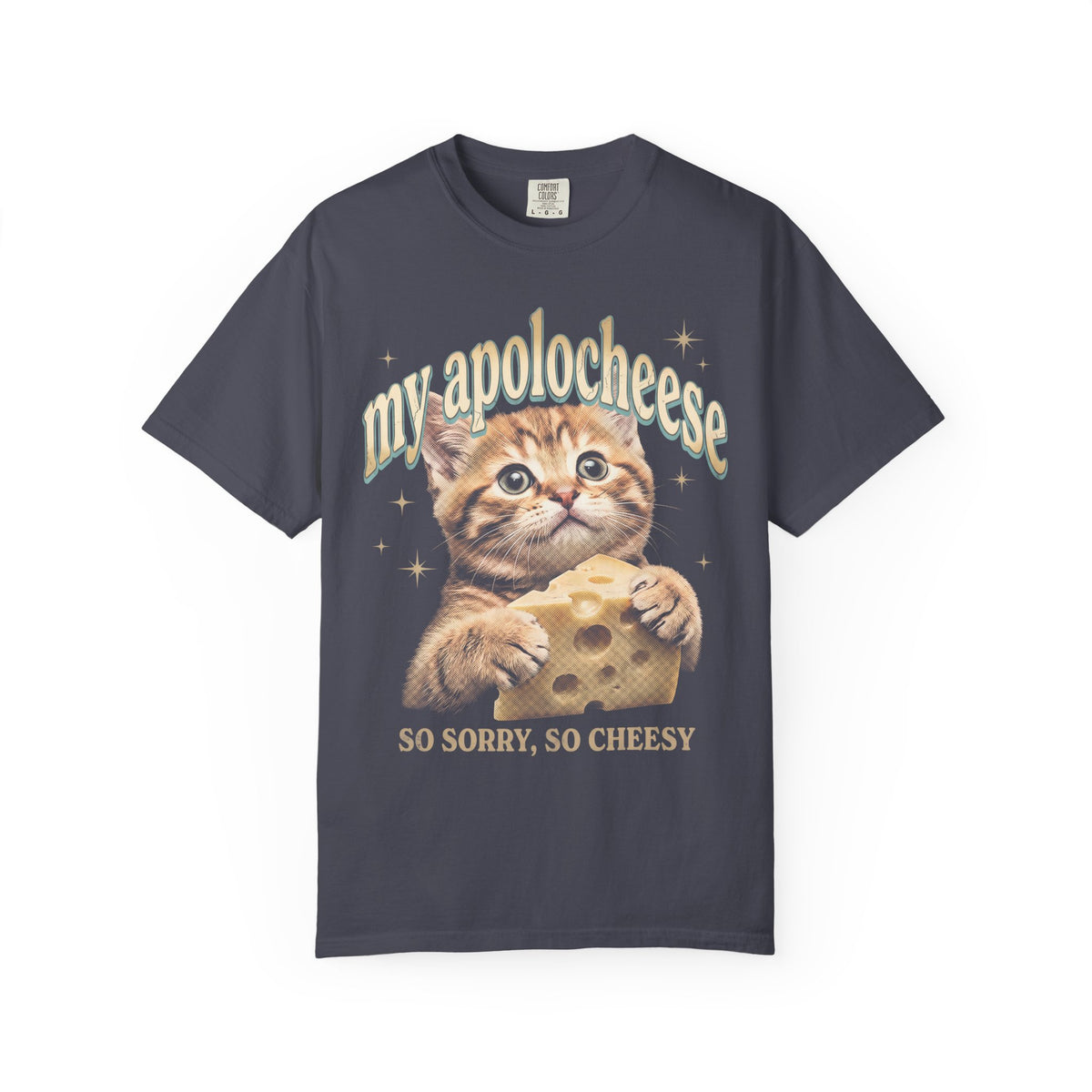 My Apolocheese Cat Classic Tee | Cute Swiss Cheese | Retro Pun