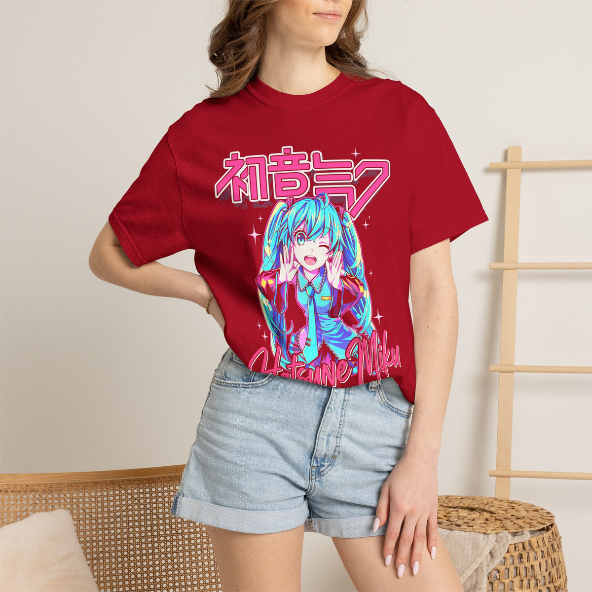 Teal Twin Tail Virtual Singer Classic Tee | Kawaii Anime Pop