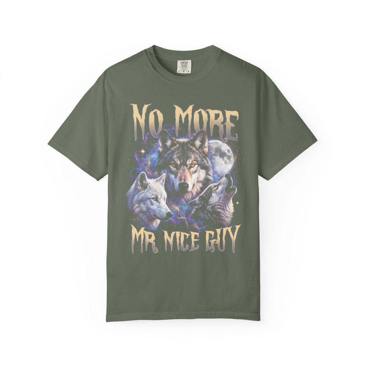 NO MORE MR. NICE GUY Classic Tee | Wolves | Cosmic Space