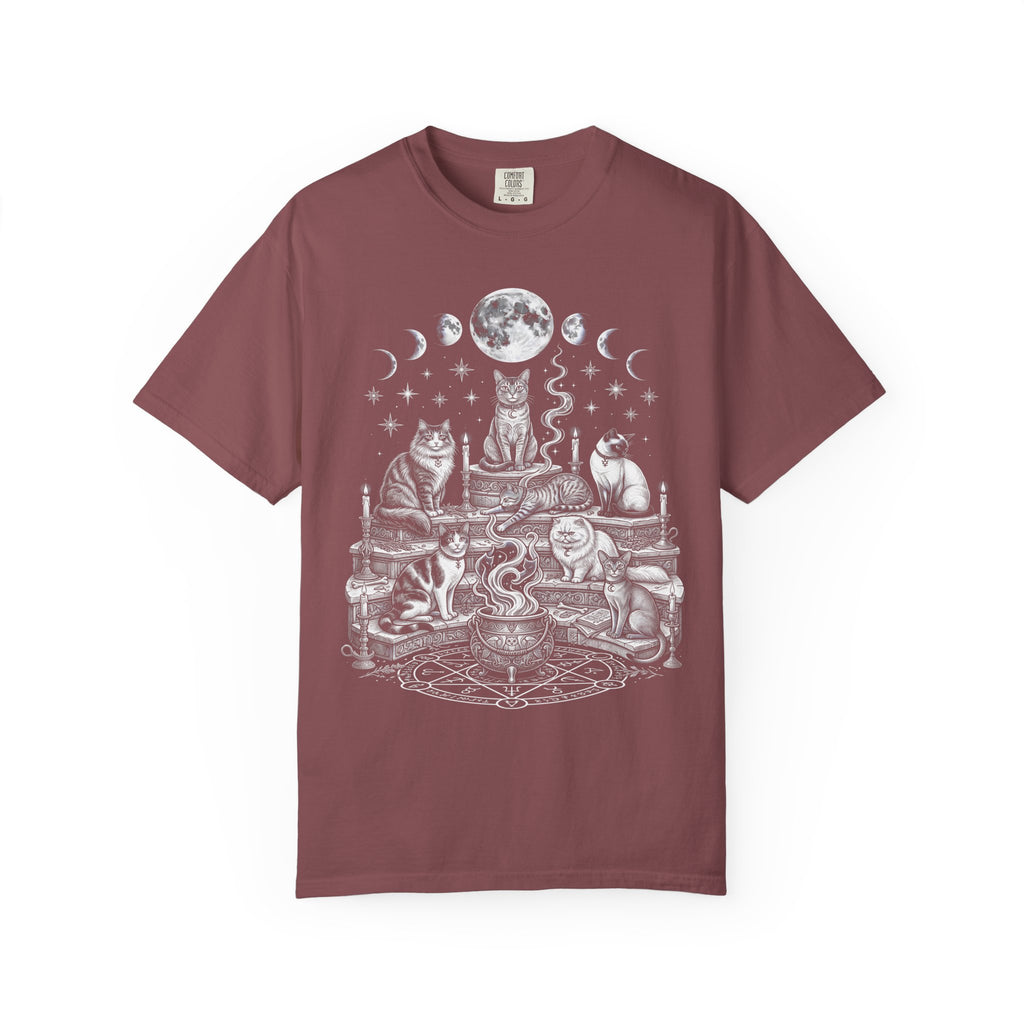 Cats Coven Magic Classic Tee | Gothic Spooky | Moon Cauldron