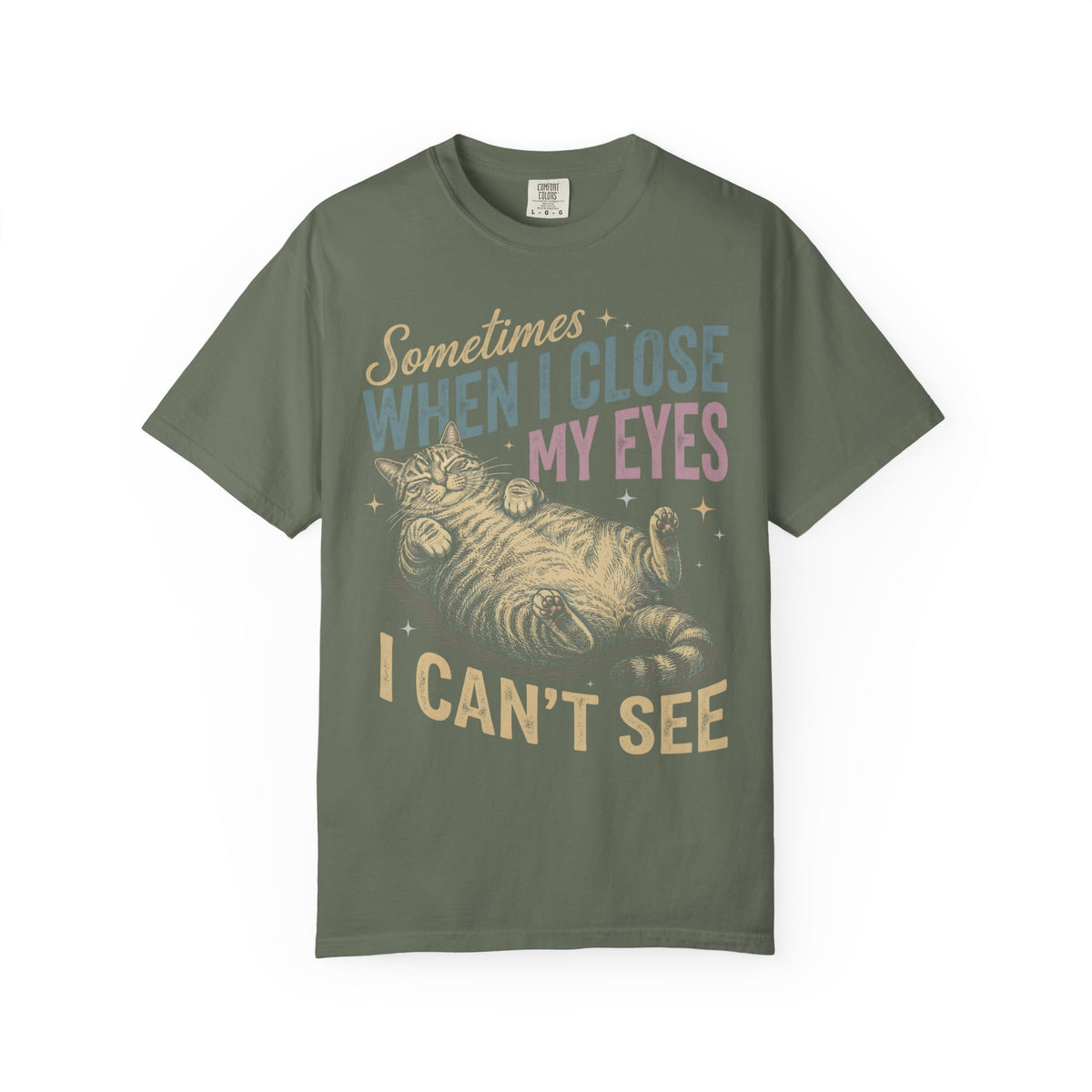 When I Close My Eyes Classic Tee | Funny Cat | Relatable