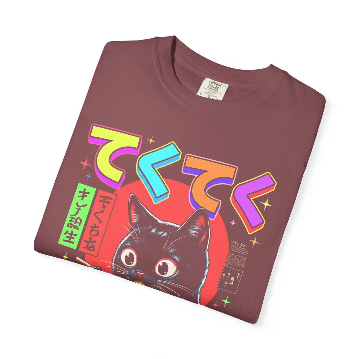 Cute Black Cat Ramen Classic Tee | Japanese Food | Retro Gift