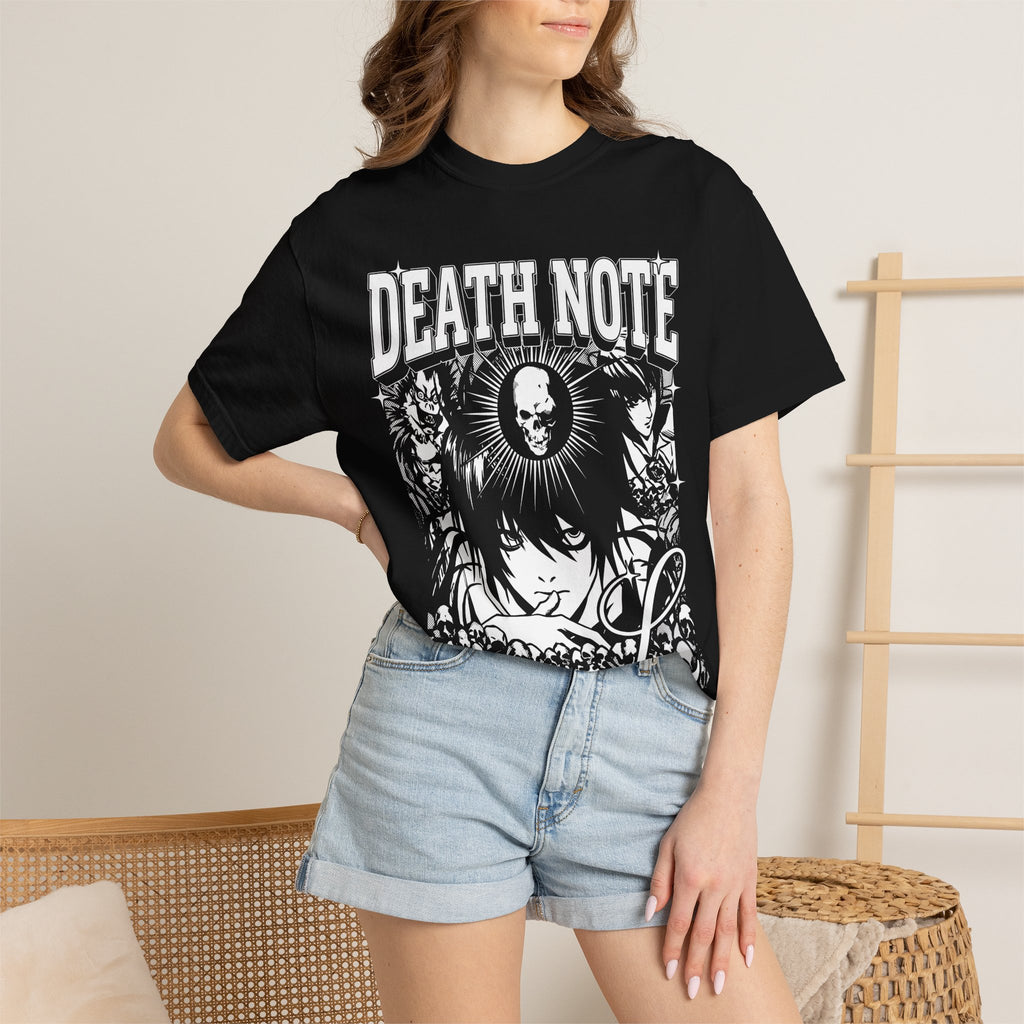 Gothic Skull Manga Detective T-Shirt - Dark Anime Graphic Tee