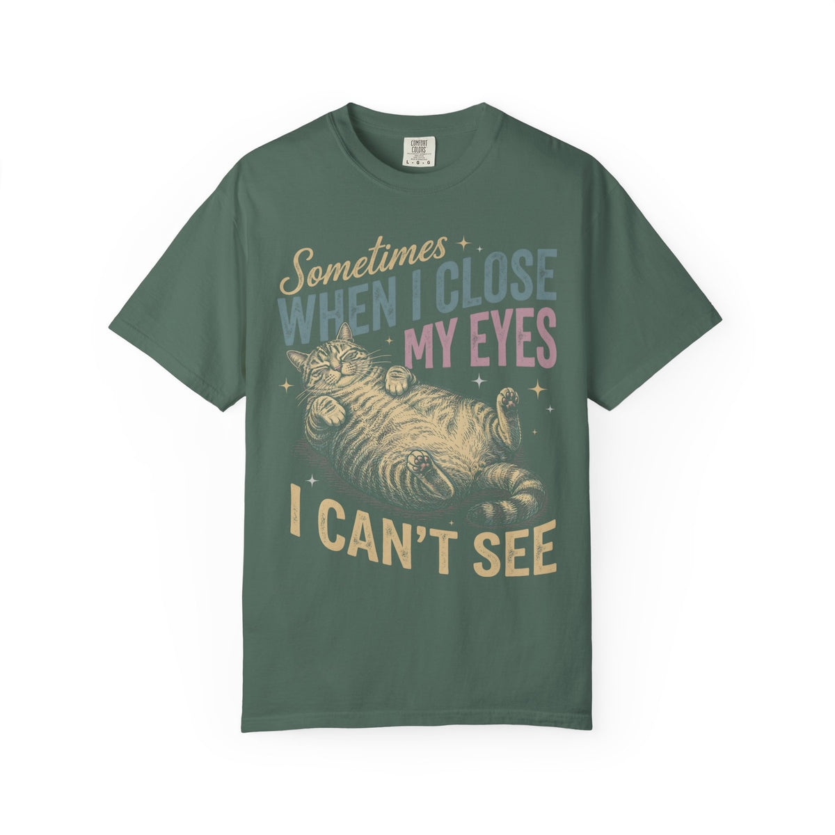 When I Close My Eyes Classic Tee | Funny Cat | Relatable