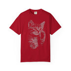 Cosmic Red Kitten Classic Tee | Galaxy Feline | Starry Sparkles