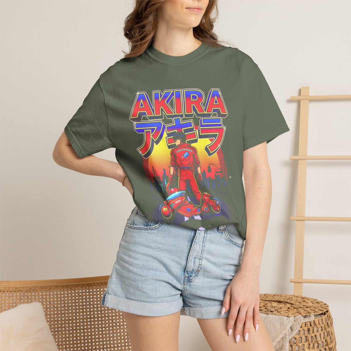 Cyberpunk Motorcycle Rider Classic Tee | Japanese | Manga Gift