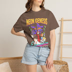 Retro Mecha Pilot Classic Tee | Neon Robot | Sci-Fi Anime Gift