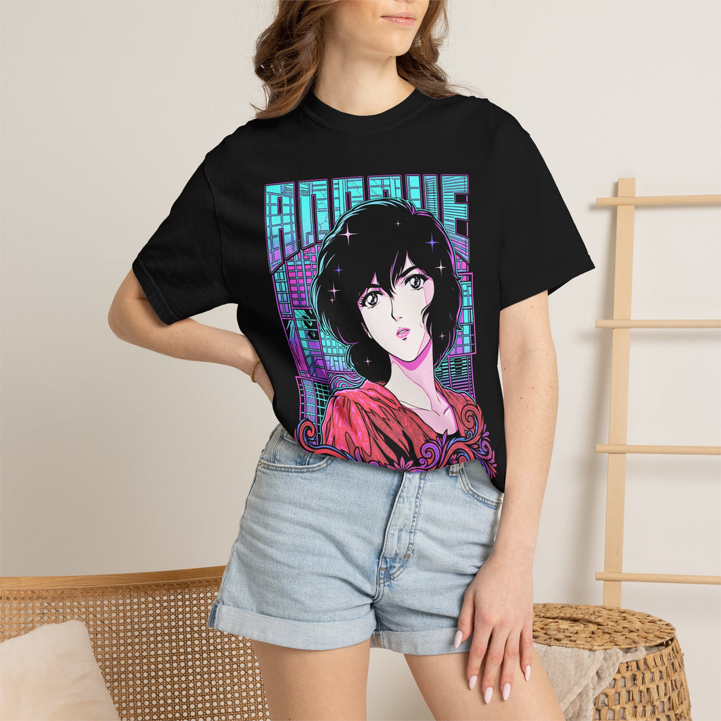 80s City Pop Girl Anime T-Shirt - Retro Vintage Graphic Tee