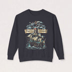 Pirates of the Caribean Skull Ship Crewneck Sweatshirt