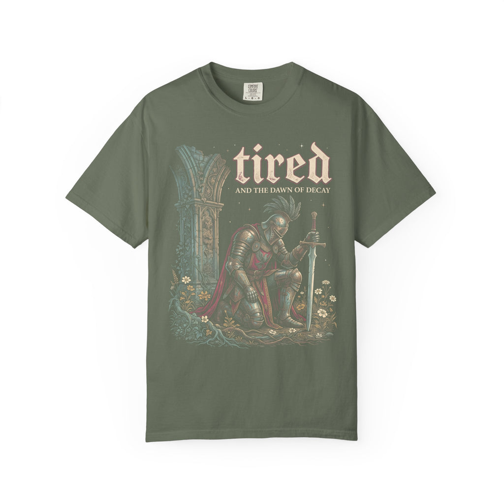 Tired And The Dawn Of Decay Classic Tee | Medieval Knight