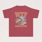 WTF (Where's The Fish?) Youth Fishing Kids Tee