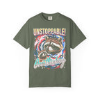 Unstoppable Overthinking Raccoon Classic Tee | 90s Funny Gift