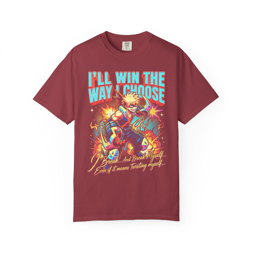 Ill Win The Way I Choose Classic Tee | Anime | Retro Manga