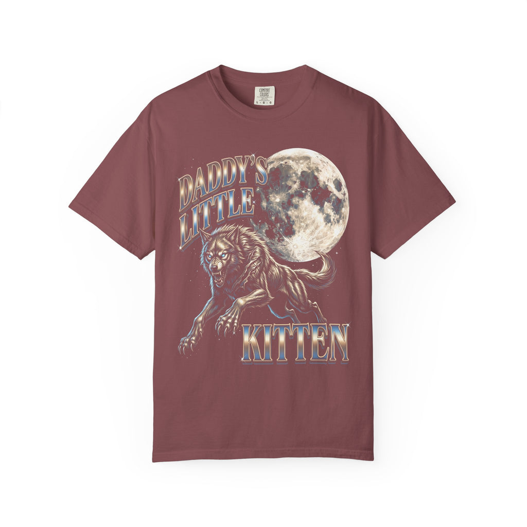 Daddys Little Kitten Classic Tee | Werewolf Moon | Fantasy Art