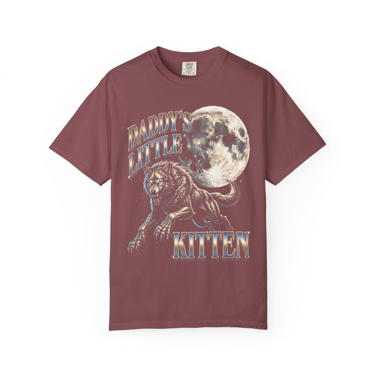 Daddys Little Kitten Classic Tee | Werewolf Moon | Fantasy Art