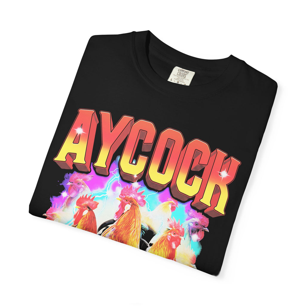 Aycock Vintage Rooster Classic Tee | 90s Chicken | Meme Gift