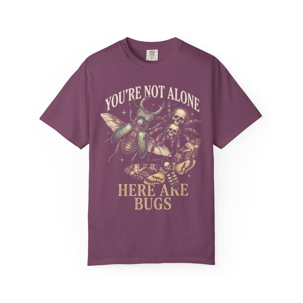 You're Not Alone Here Are Bugs Classic Tee | Entomology Goth