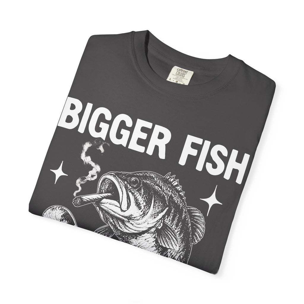 Bigger Fish Gets Fried Classic Tee | Funny Skater | Fish Meme
