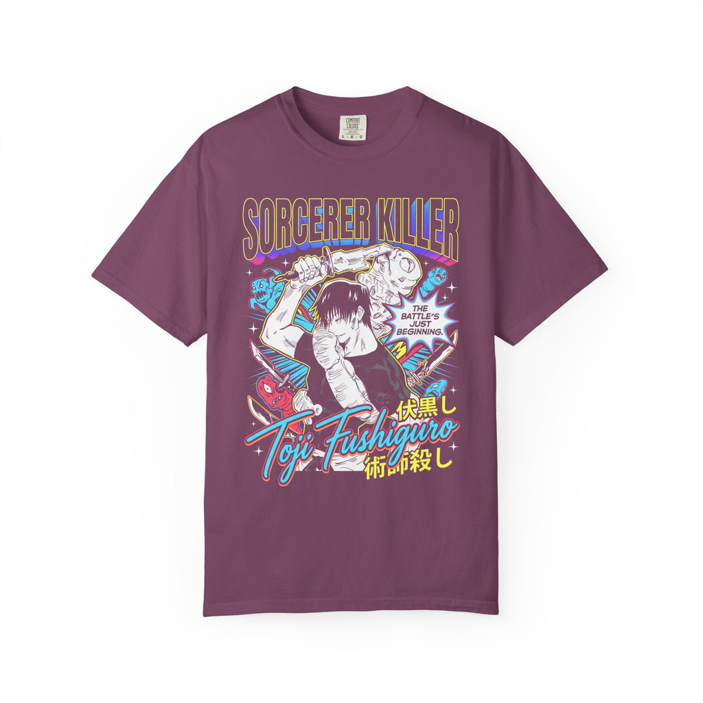 Sorcerer Killer Classic Tee | Magic Hunter | Retro Anime Gift
