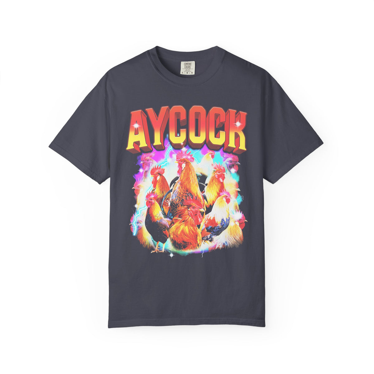 Aycock Vintage Rooster Classic Tee | 90s Chicken | Meme Gift