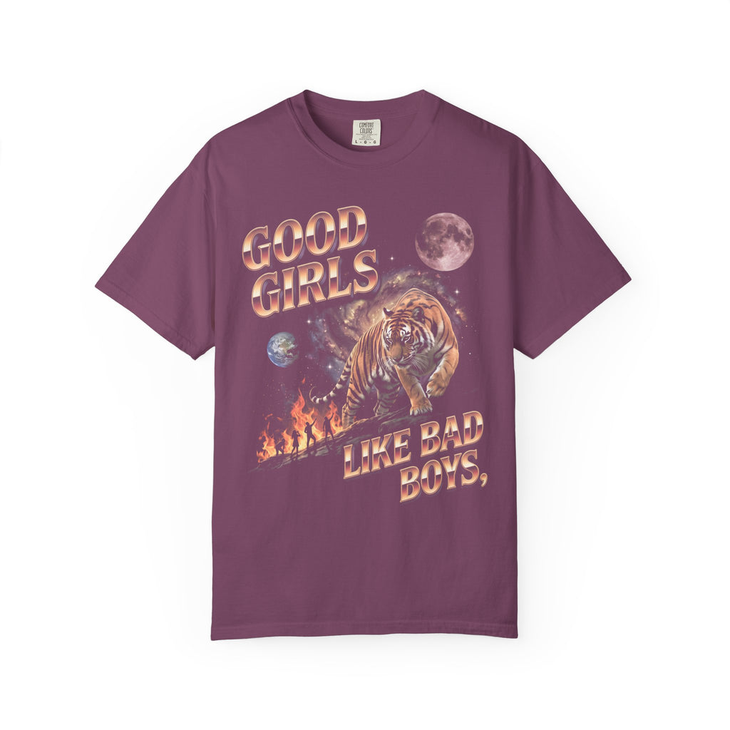 Good Girls Like Bad Boys Classic Tee | 80s Chrome Tiger