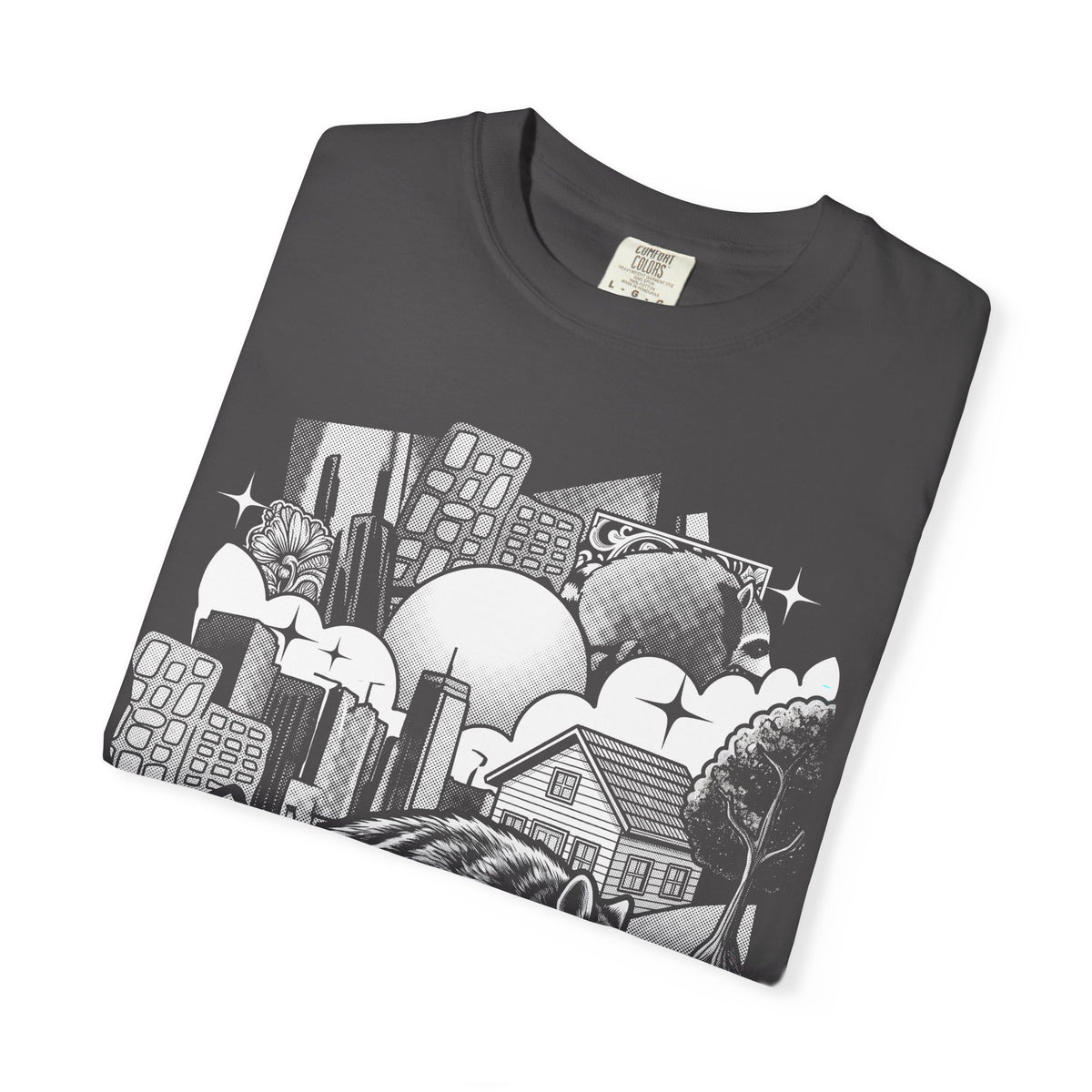 Raccoon City Skull Classic Tee | 90s Retro | Gaming Gift