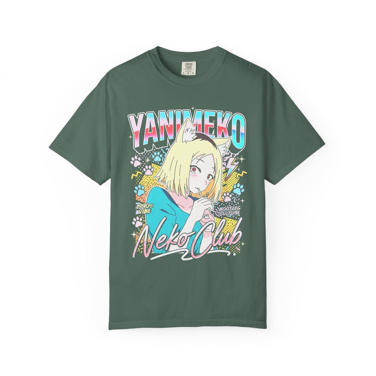 Neko Club Anime Girl Classic Tee | 1990s Vibe | Retro Gift