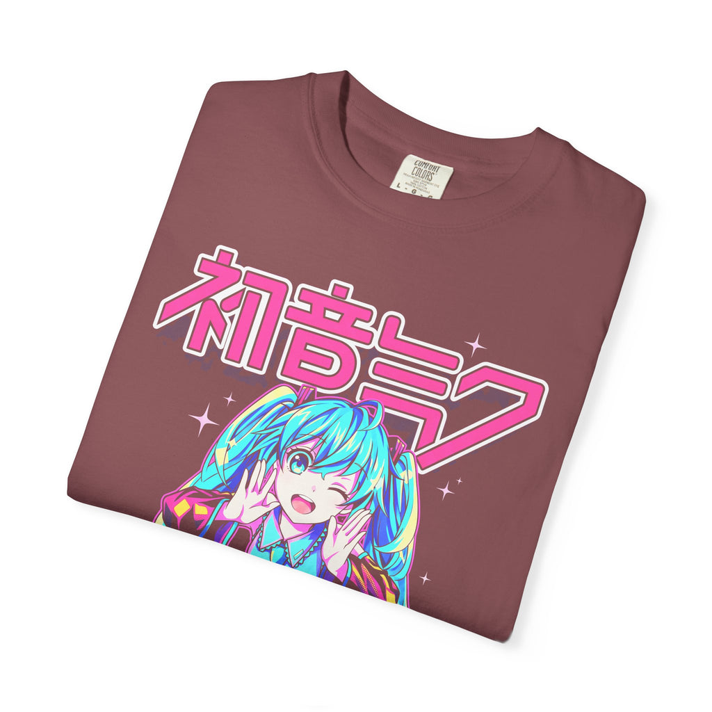 Teal Twin Tail Virtual Singer Classic Tee | Kawaii Anime Pop