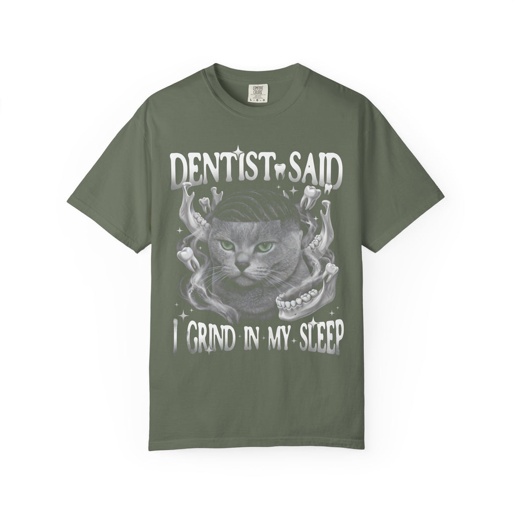 I Grind In My Sleep Cat Classic Tee | Dentist Meme | Funny Waves
