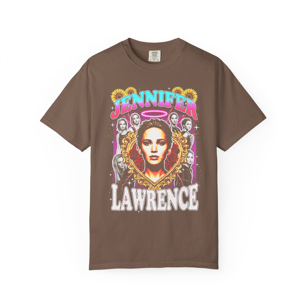 Jennifer Lawrence Classic Tee | 90s Graphic | Bootleg Gift