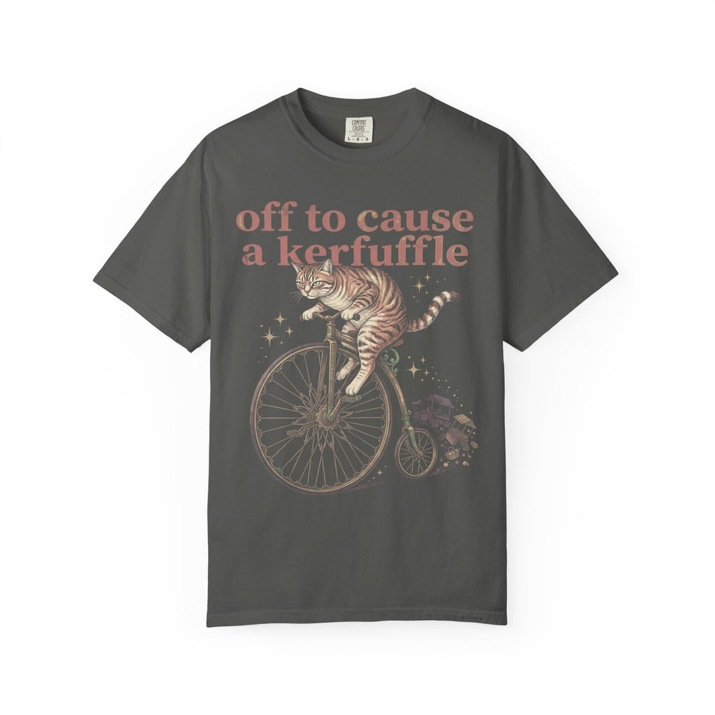 Off To Cause A Kerfuffle Classic Tee | Tabby Cat | Vintage