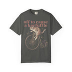 Off To Cause A Kerfuffle Classic Tee | Tabby Cat | Vintage