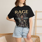 RAGE CONSUMES ME Classic Tee | Kneeling Knight | Dark Fantasy