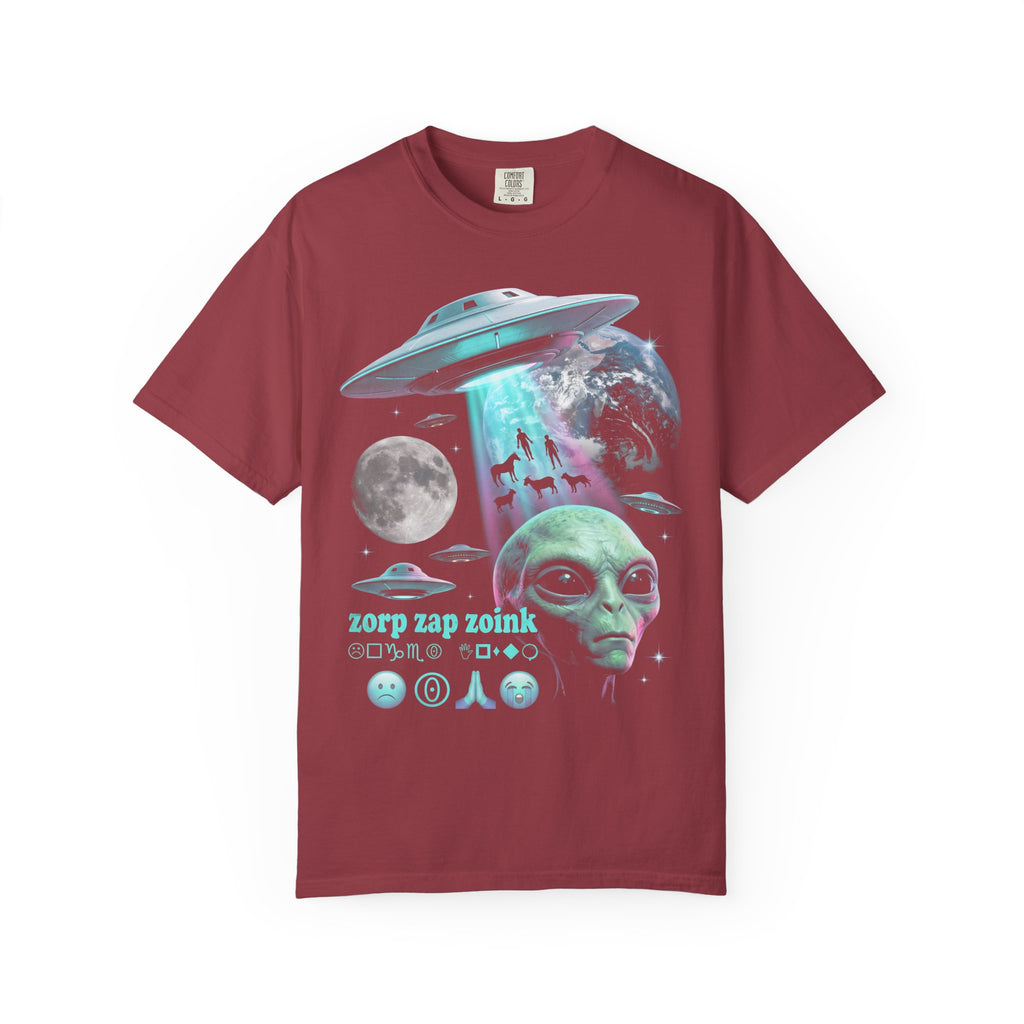 Zorp Zap Zoink Alien Classic Tee | UFO Abduction | Sci-Fi Space