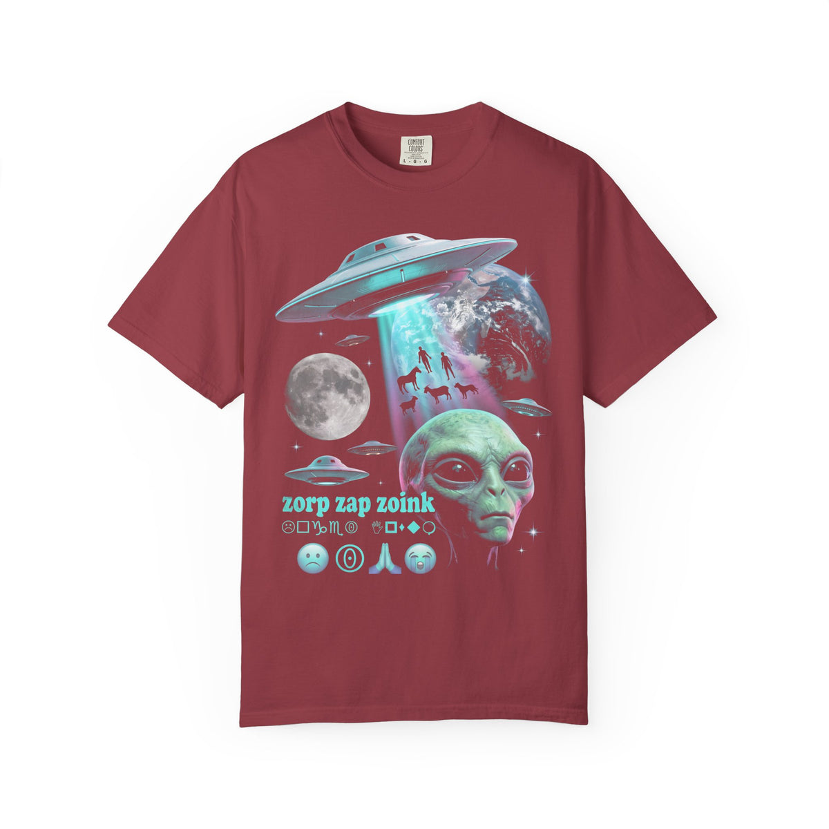 Zorp Zap Zoink Alien Classic Tee | UFO Abduction | Sci-Fi Space