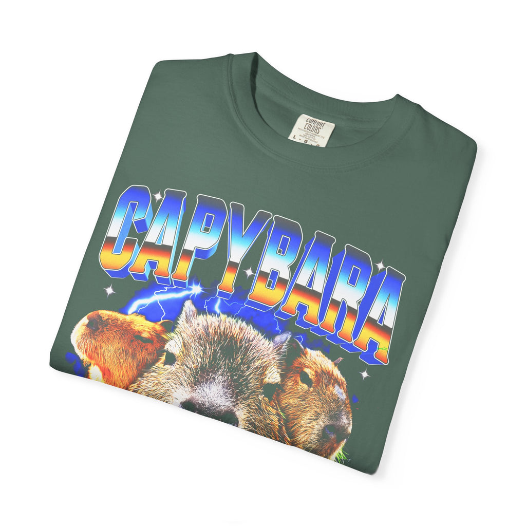 Capybara Lightning Classic Tee | 90s Retro | Animal Gift